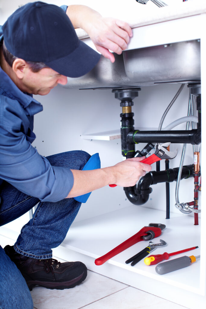 Professional plumber.